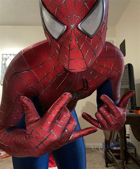 (25) AU77. . Spiderman cosplay costume